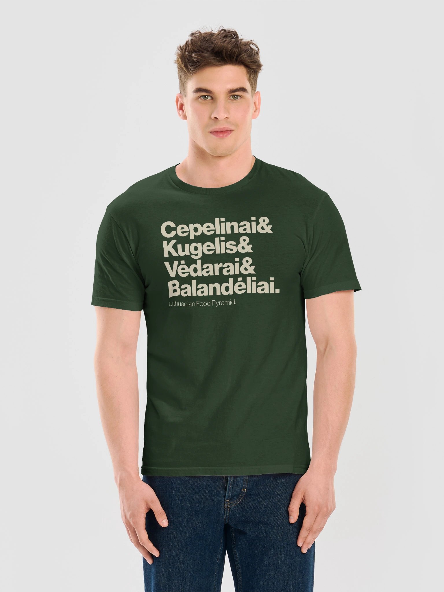 Lithuanian Food Pyramid Tee product image (3)