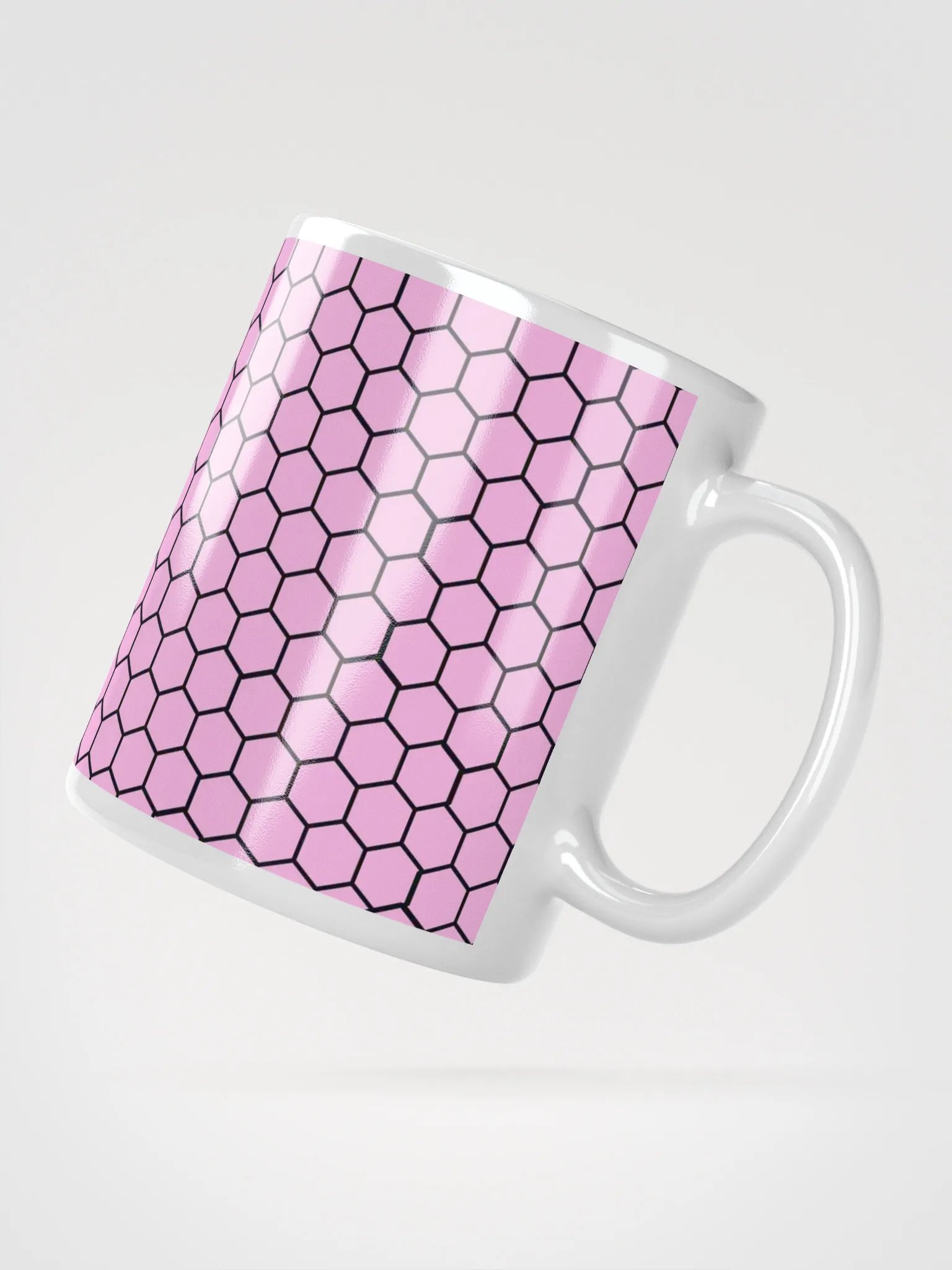 Pink Hex Grid Mug product image (2)