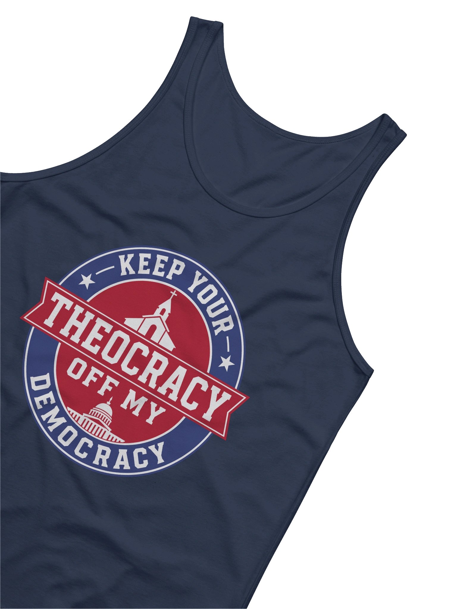 Keep Your Theocracy Off My Democracy - Men’s Tank Top product image (12)