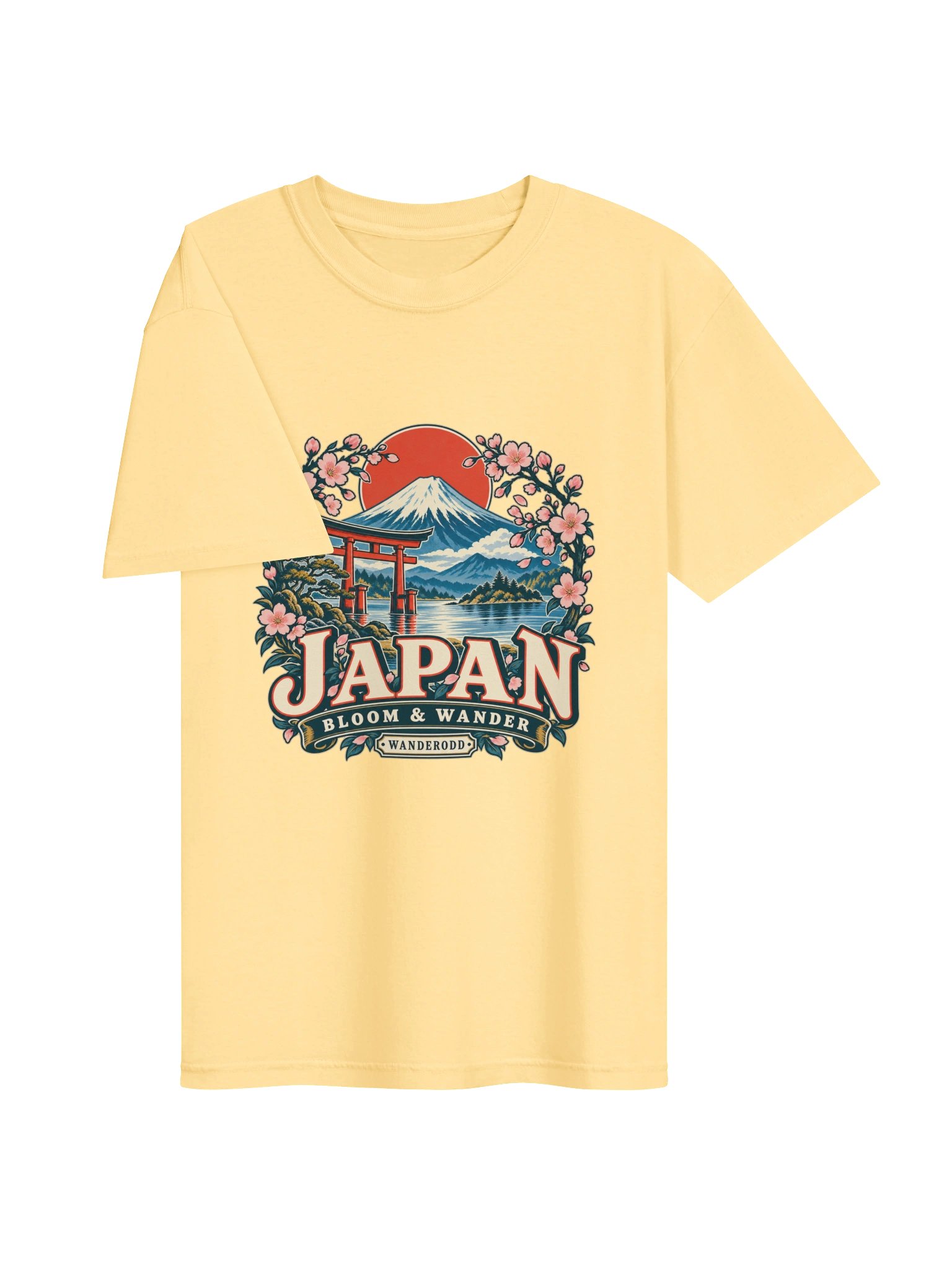 Japan Mount Fuji Graphic T-Shirt – Comfort Colors® | WanderOdd product image (112)