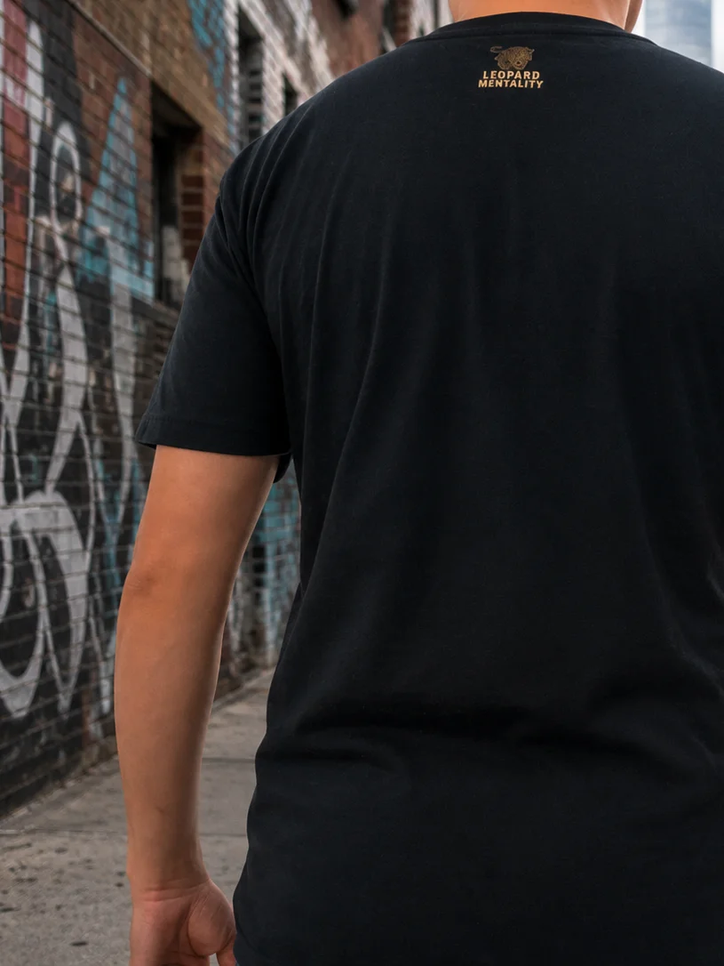 Leopard Mentality™ Discipline Over Motivation Graphic Streetwear T-Shirt product image (3)