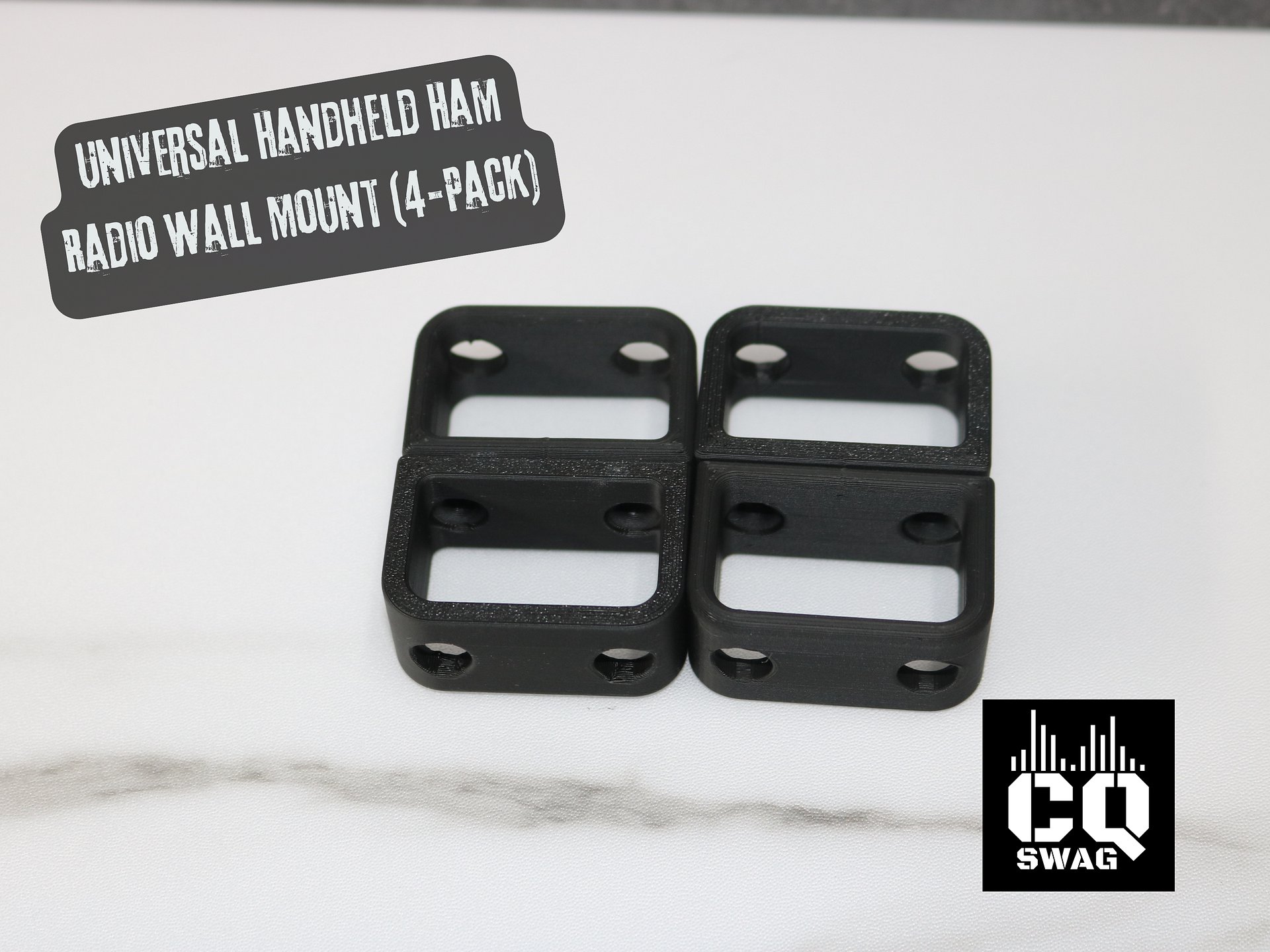 Handheld Ham Radio Wall Mount (4pk) product image (1)