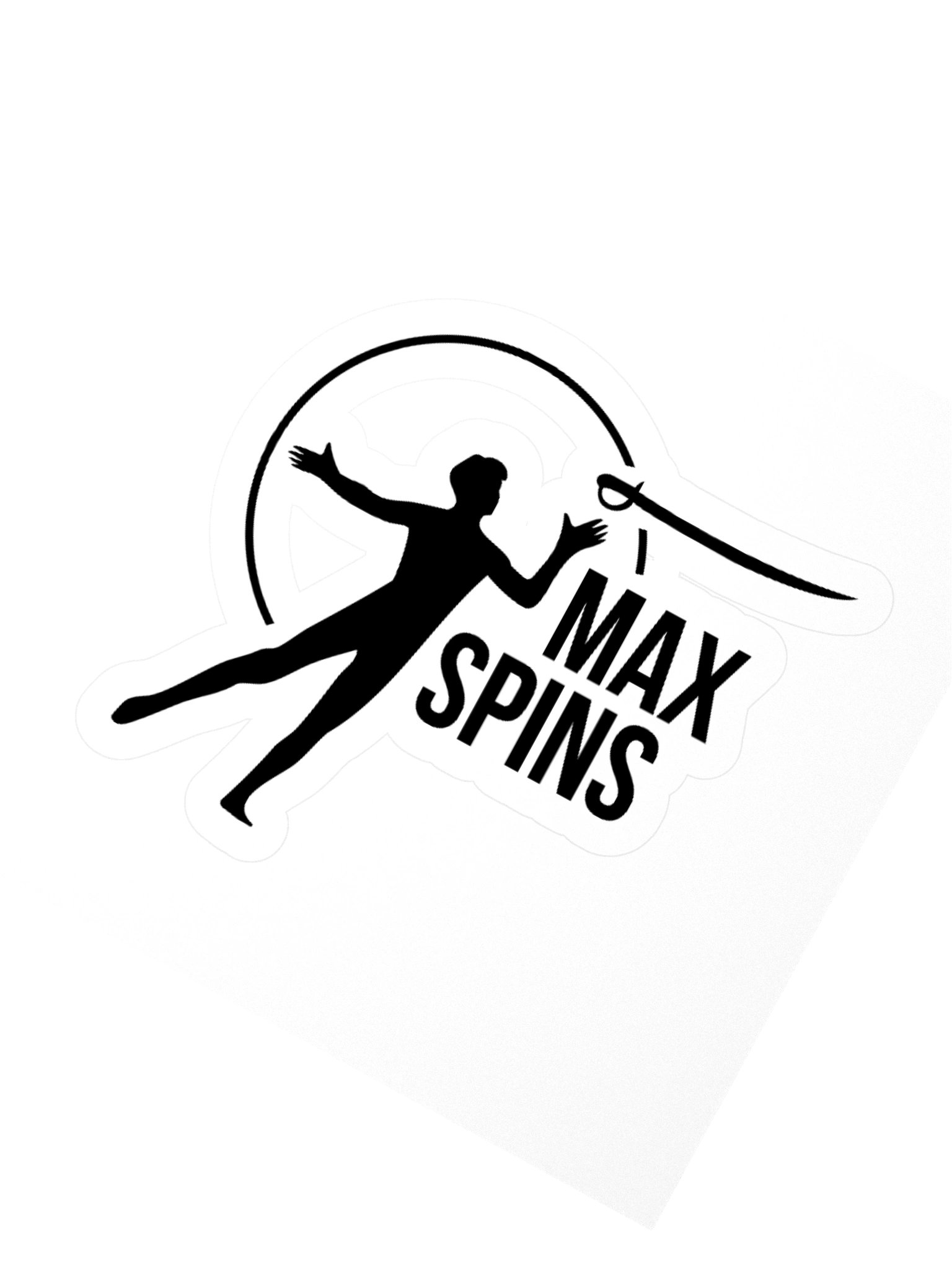 Classic Max Spins Vinyl Sticker product image (2)