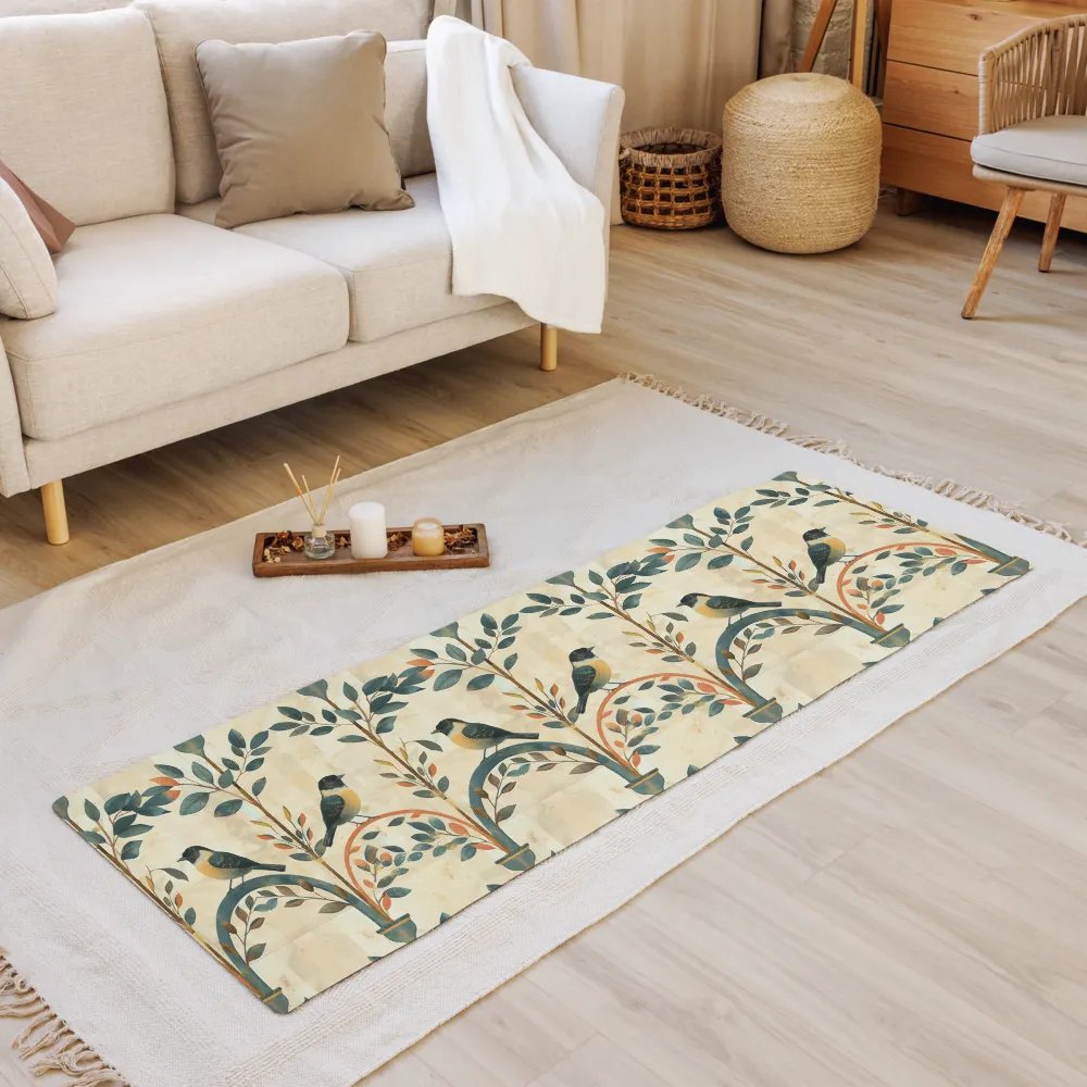 Cute Birds Yoga Mat by Treasure Pie product image (4)