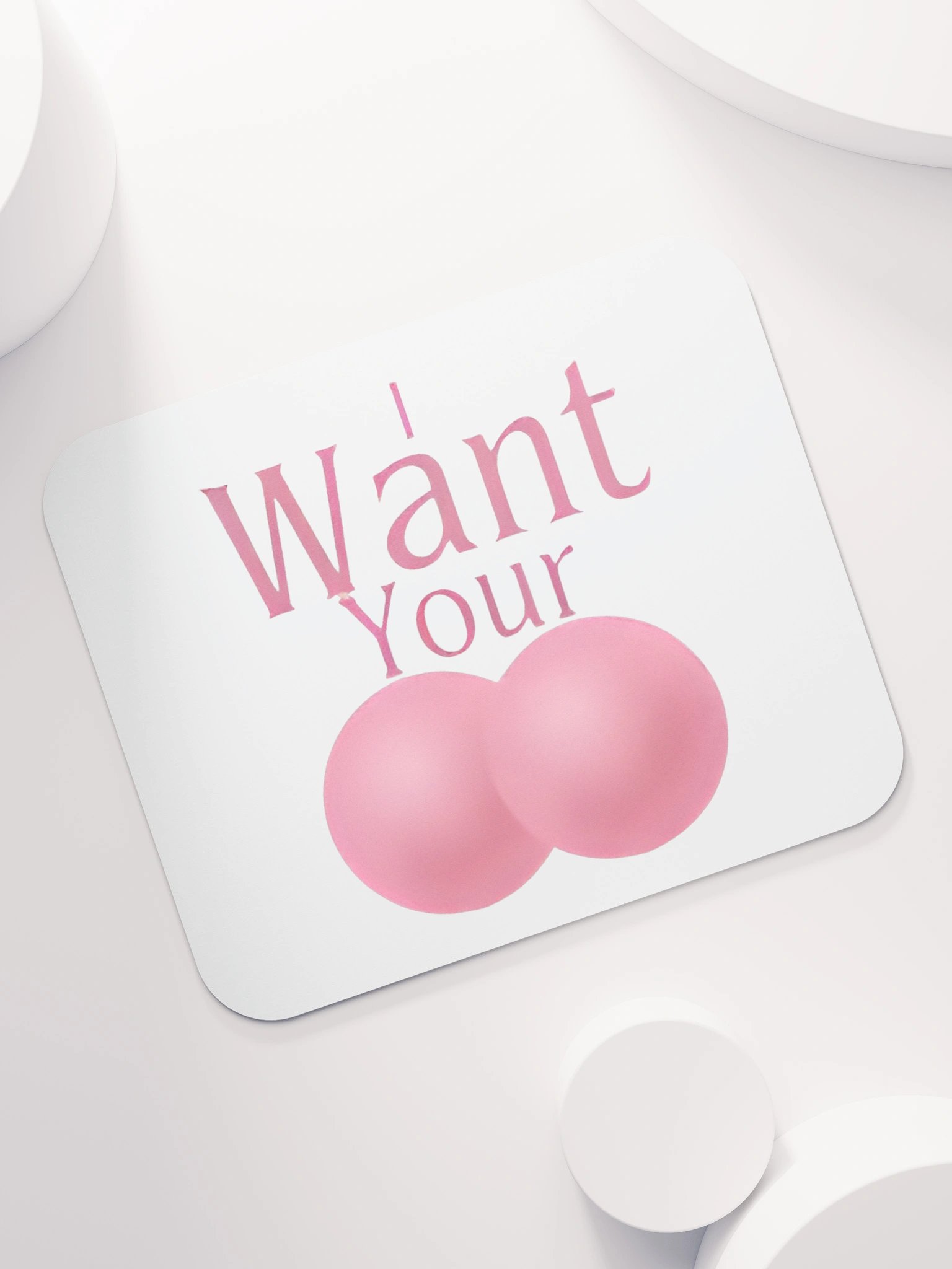 Whimsical Pink Mouse Pad product image (7)