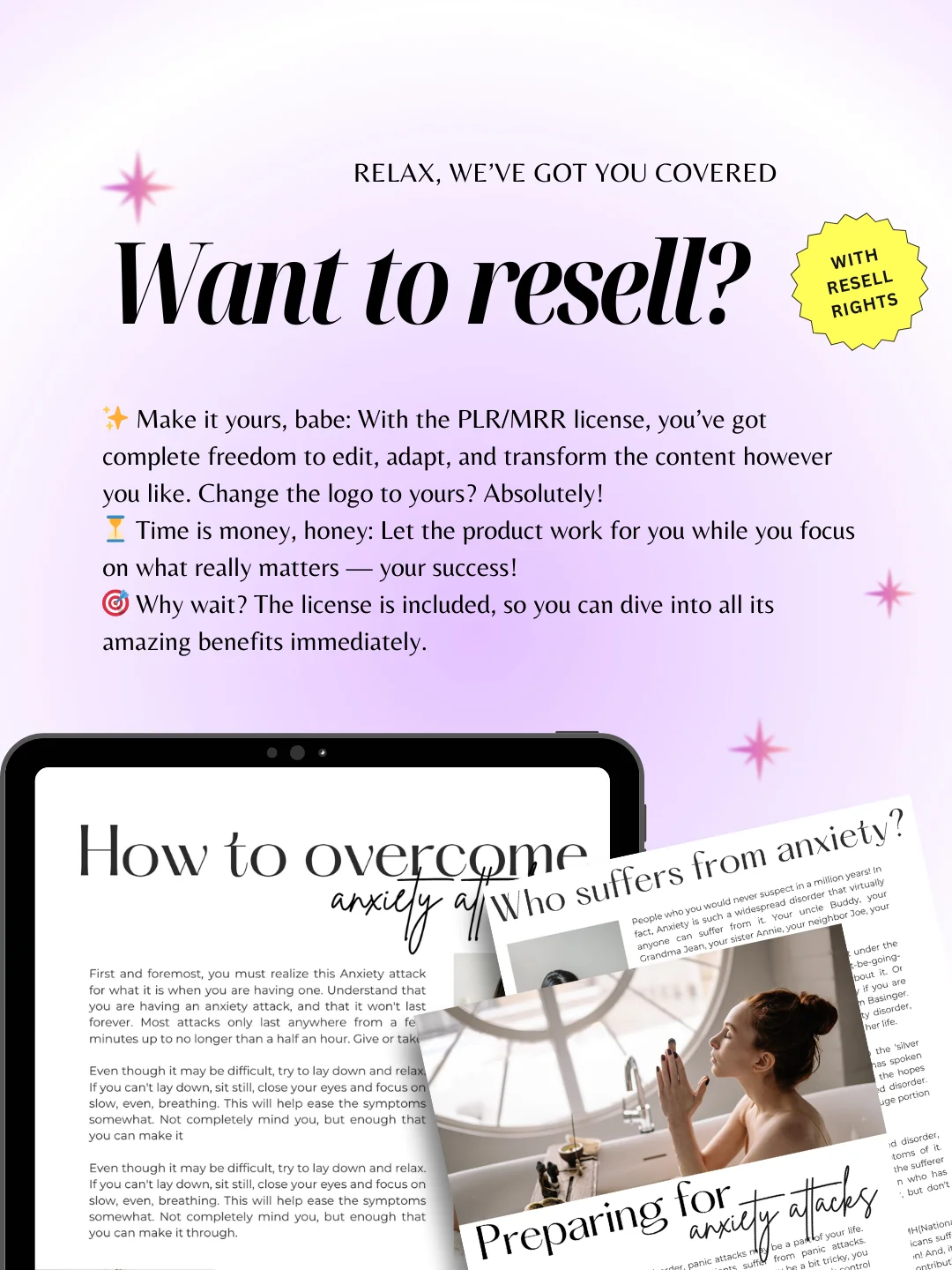 7 Wellness & Self Care eBooks + Workbooks Bundle | MRR PLR Bundle product image (10)