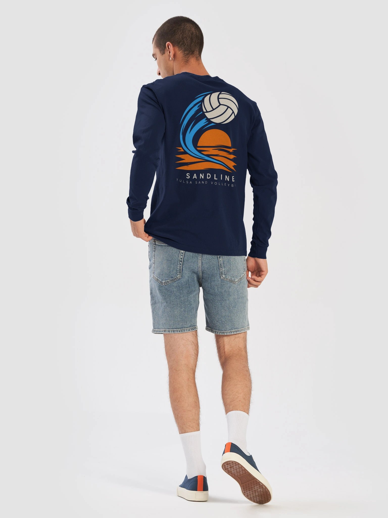 The Rally Long Sleeve — Navy product image (8)