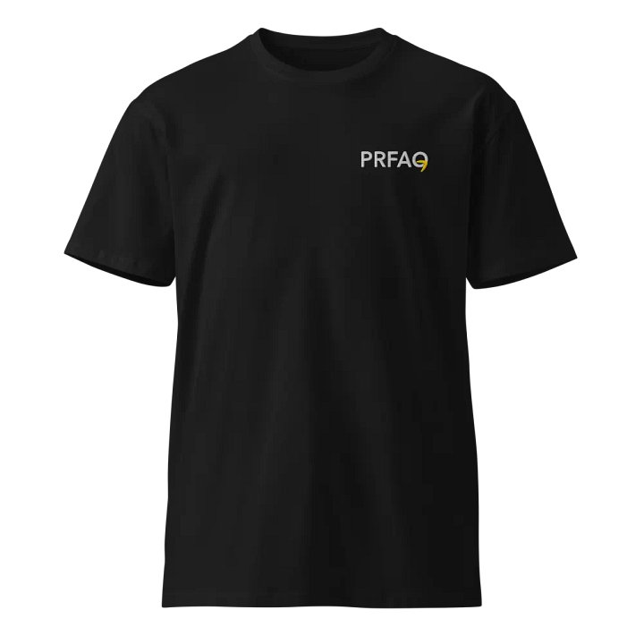 PRFAQ T-Shirt (Embroidery) product image (1)