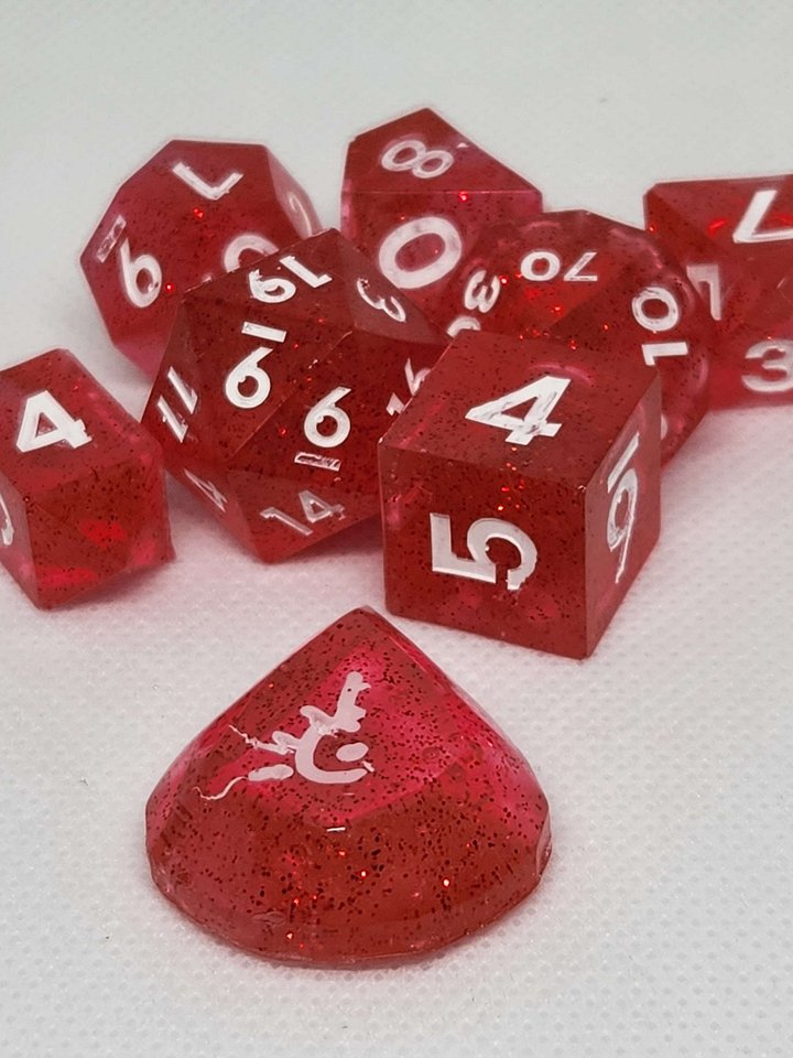 Red Mage Jobstone and Dice product image (1)