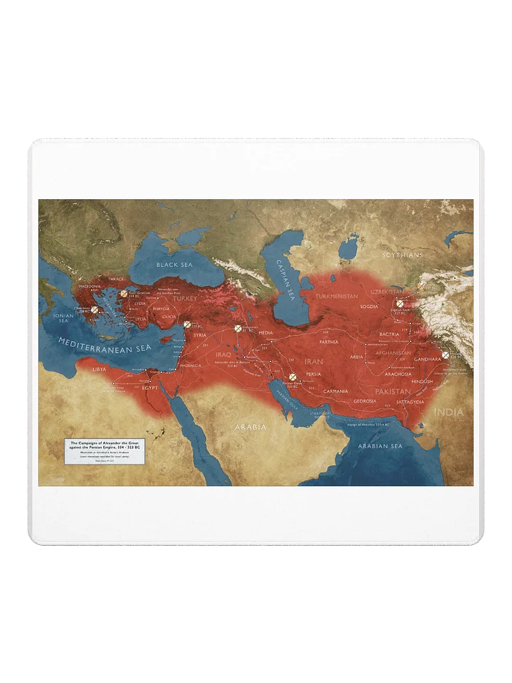 The Campaigns of Alexander - Gaming Mouse Pad product image (2)
