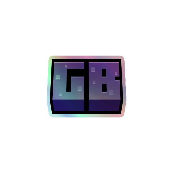 Kiss-Cut GB Holographic Sticker product image (1)