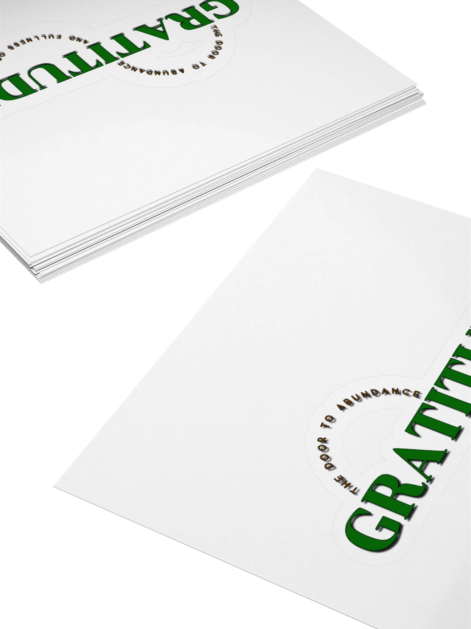 Abundance of Gratitude Kiss Cut Stickers product image (4)