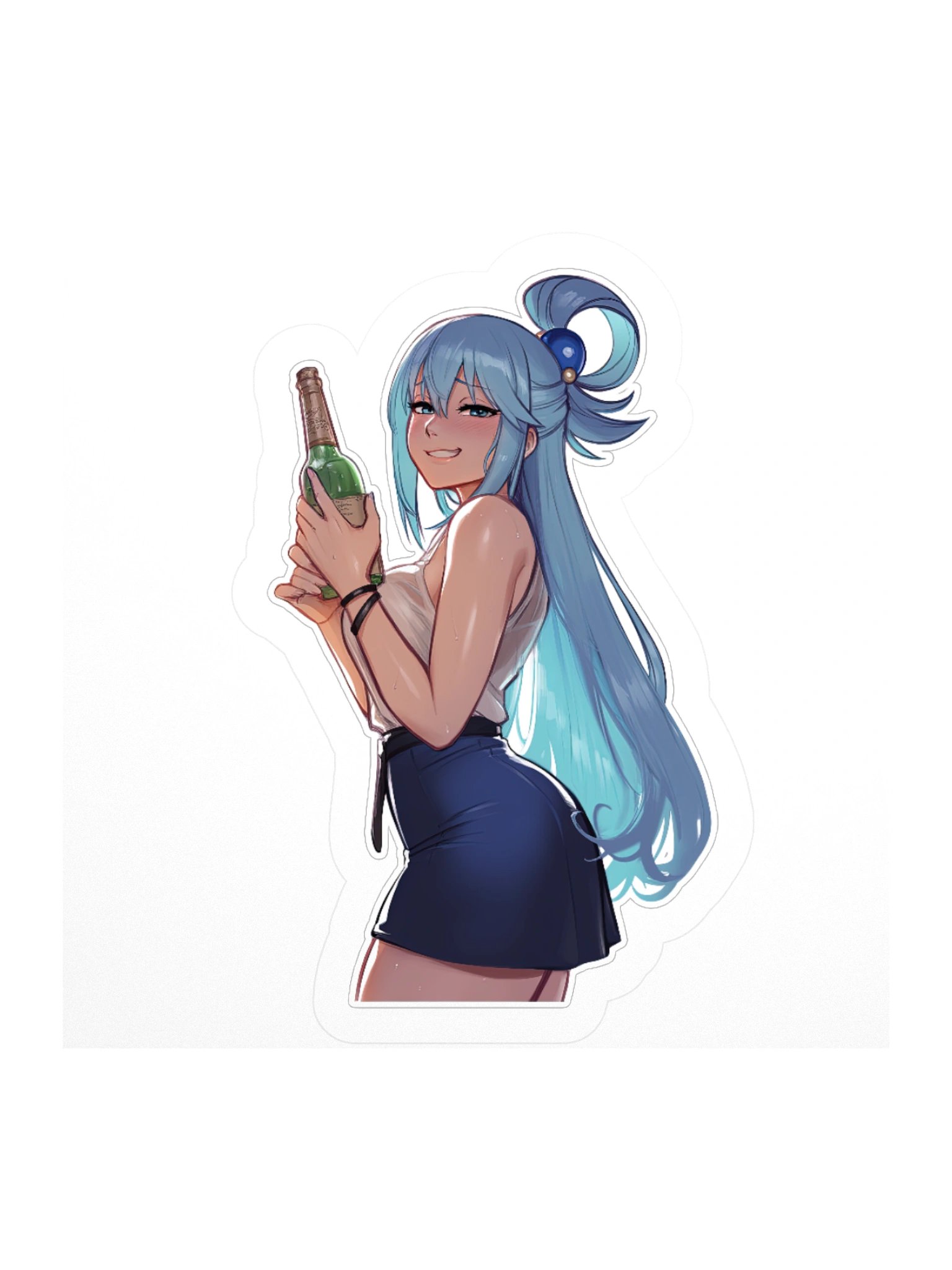 Party Goddess Aqua Sticker product image (1)