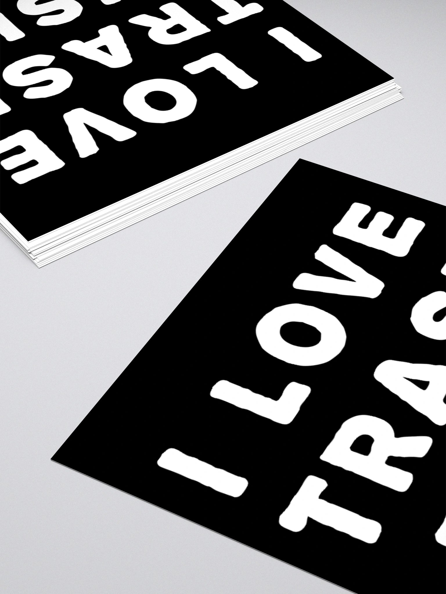 I LOVE TRASH FISH - Sticker product image (4)