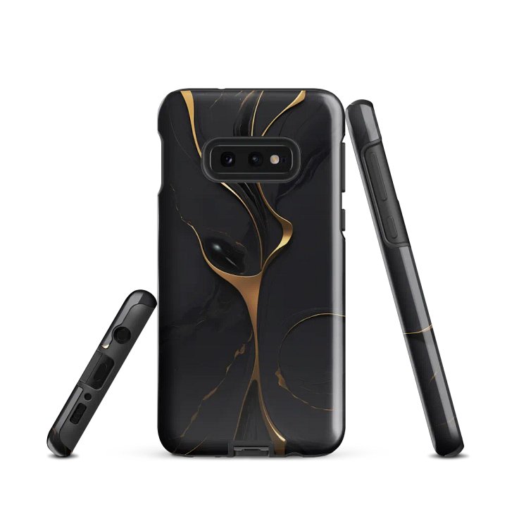 Tough Case for Samsung – Golden Noir Elegance product image (1)