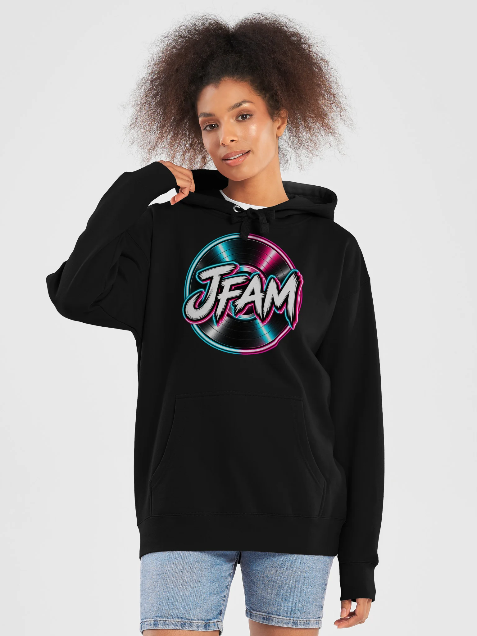 JFAM BLACK HOODIE product image (2)