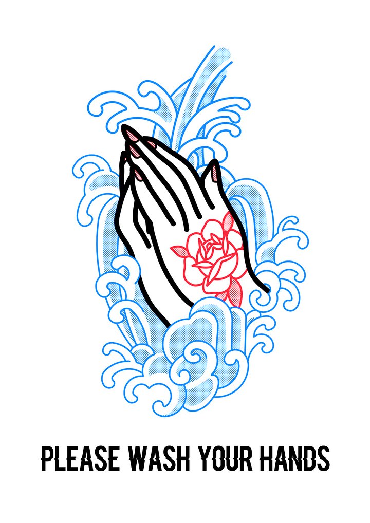 PLS WSH UR HNDS Print product image (2)