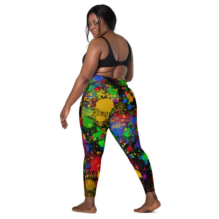 JokersVibe Graffiti Style Leggings with Pockets product image (2)