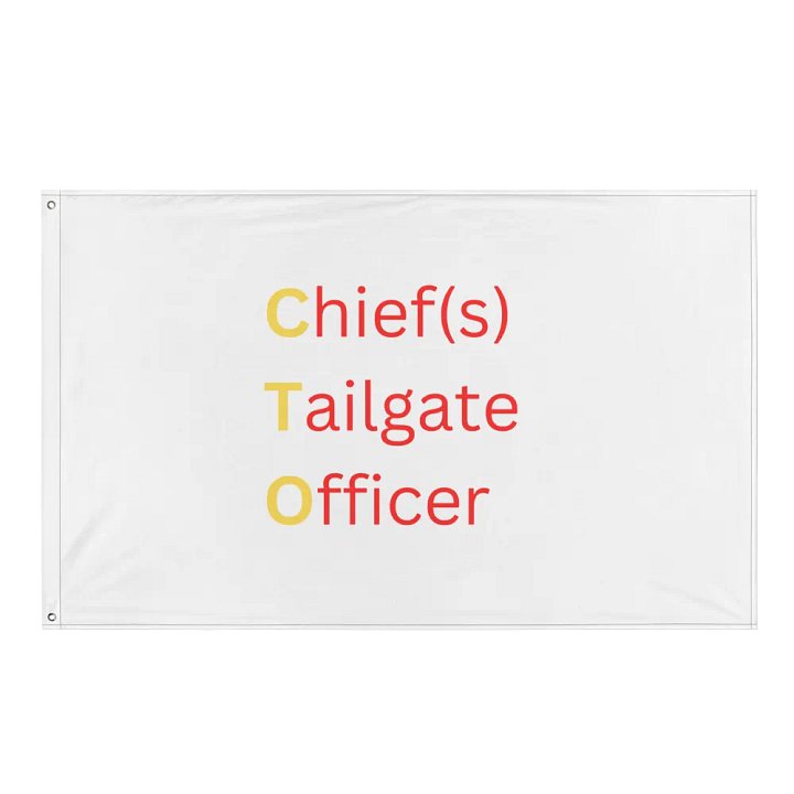 Chief(s) Tailgate Officer Flag product image (1)