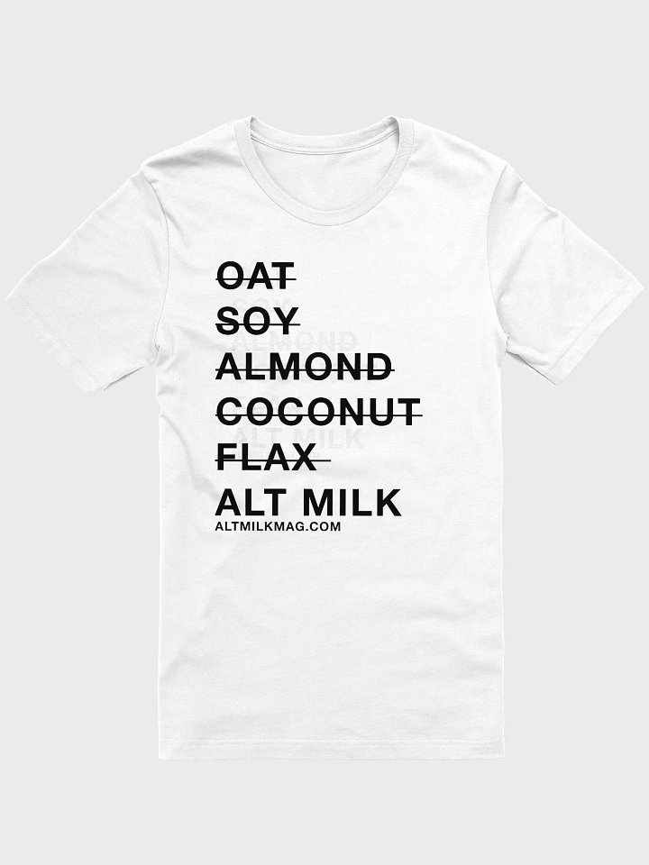 ALTERNATIVE MILKS T-SHIRT (WHITE) product image (1)