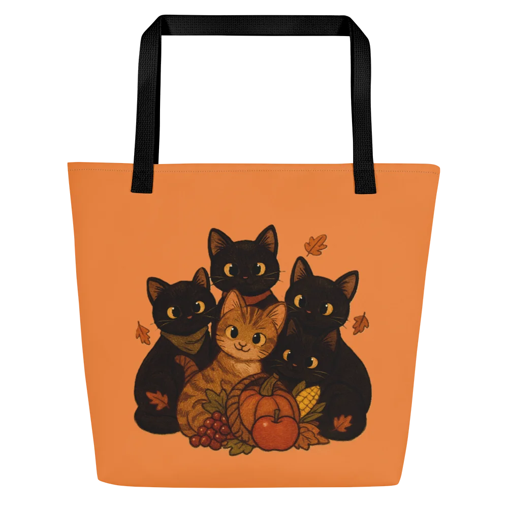 Cat Brigade Fall Tote Bag product image (1)
