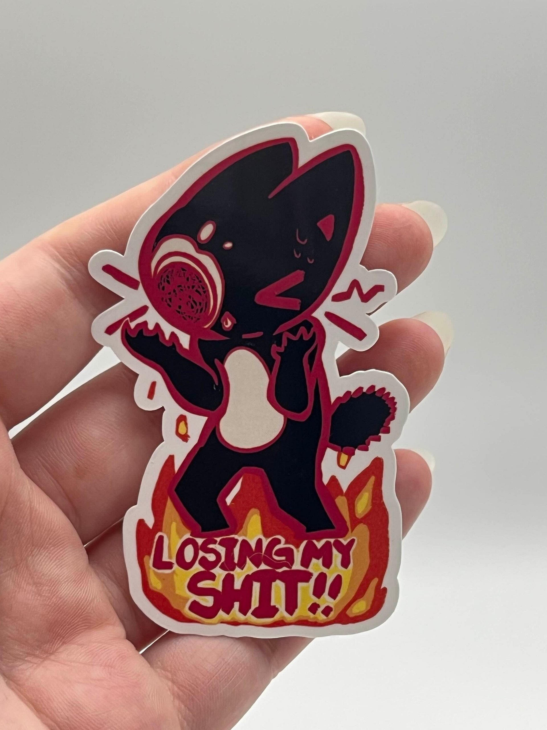 PASTE Losing My Shit Die-Cut Sticker product image (2)