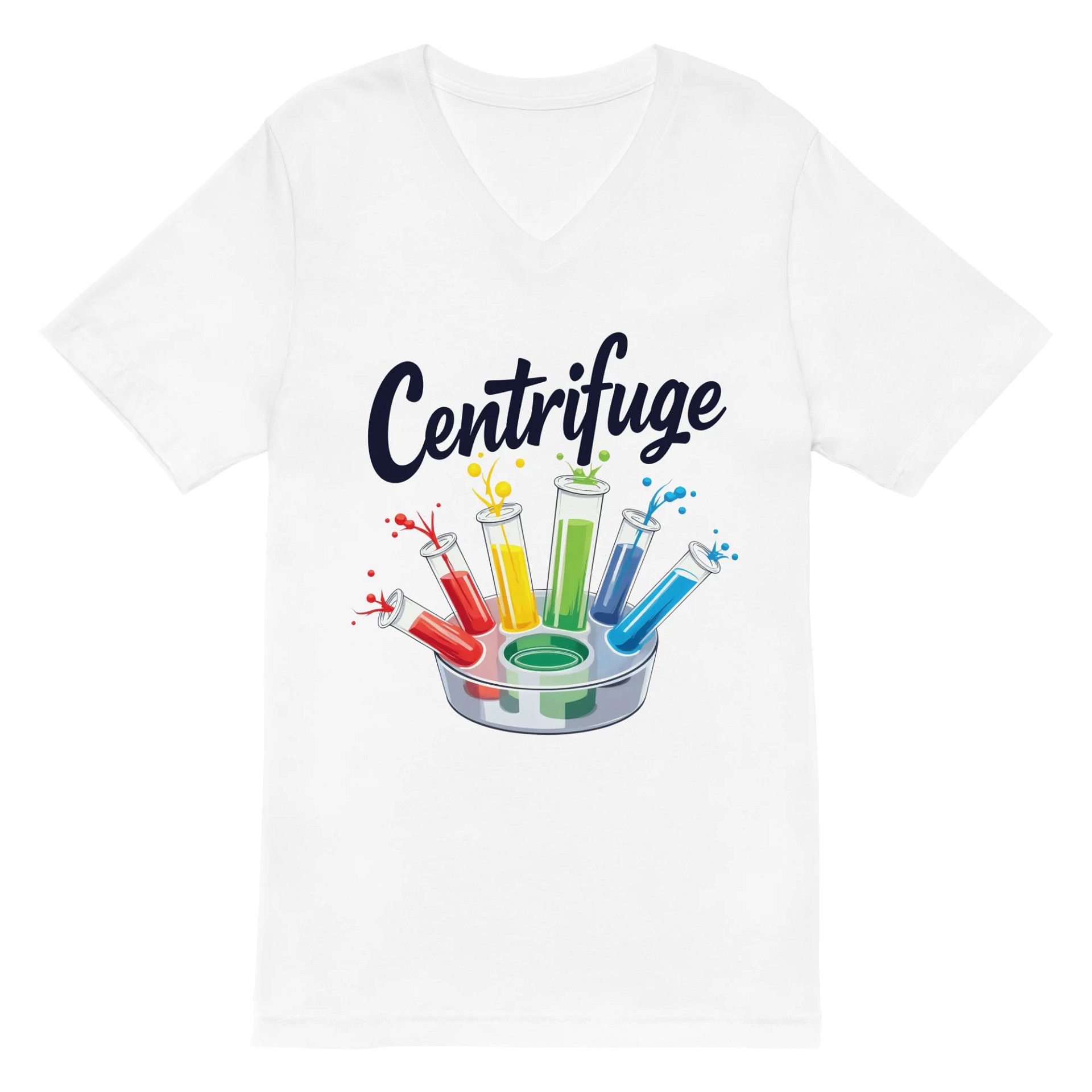 Colorful Centrifuge Splash V-Neck Tee product image (2)