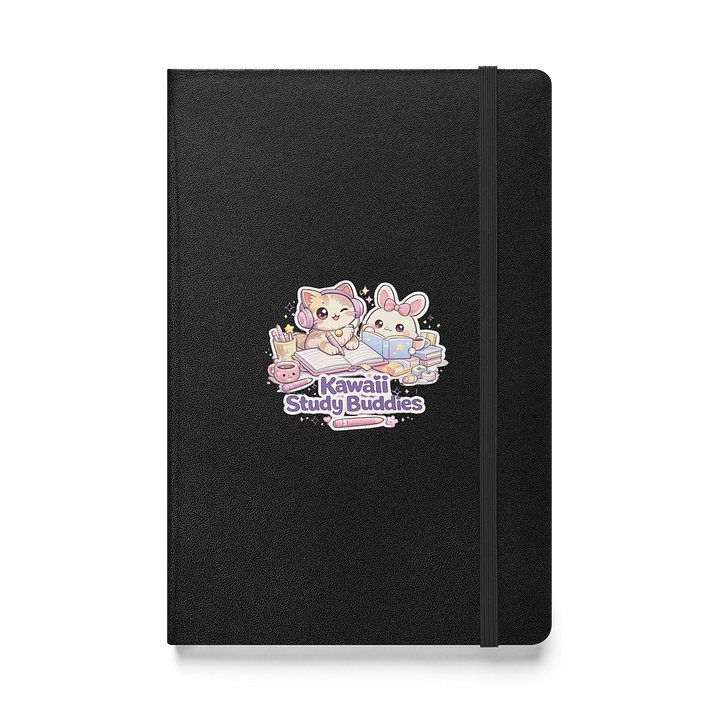 Kawaii Study Buddies Hardcover Bound Notebook | JournalBook 🐾📚💖 product image (1)