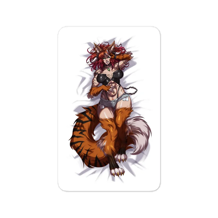 Wolfhead and Bed - Vinyl Sticker! product image (1)