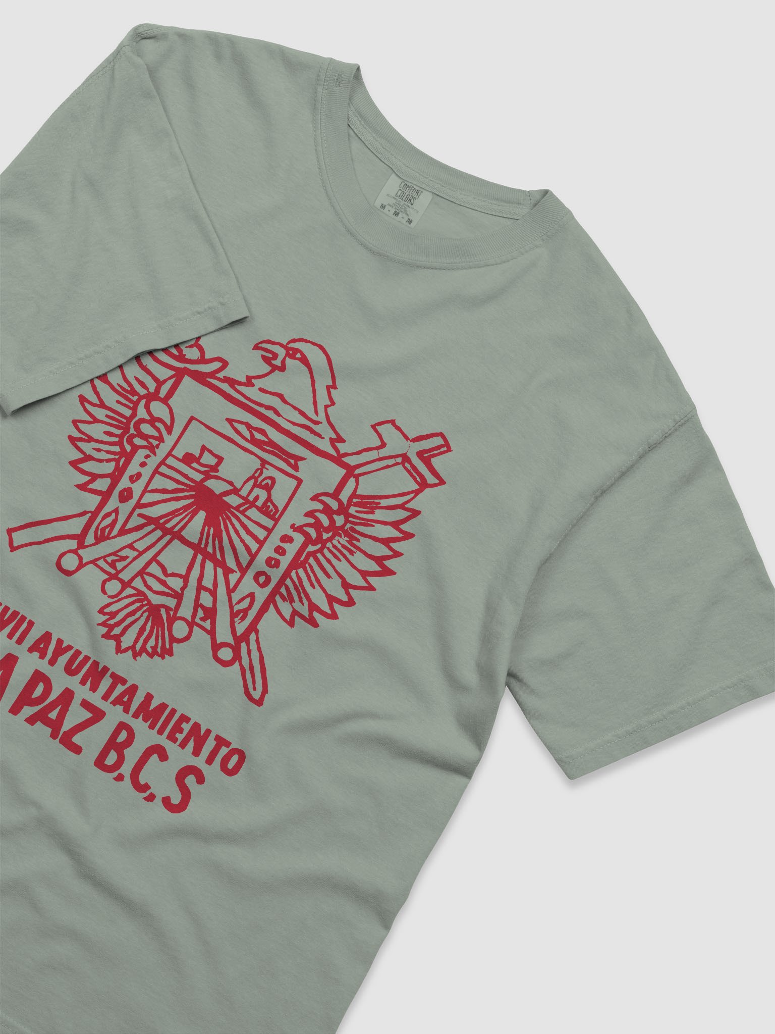 La Paz Heavyweight T-Shirt (Red) product image (23)