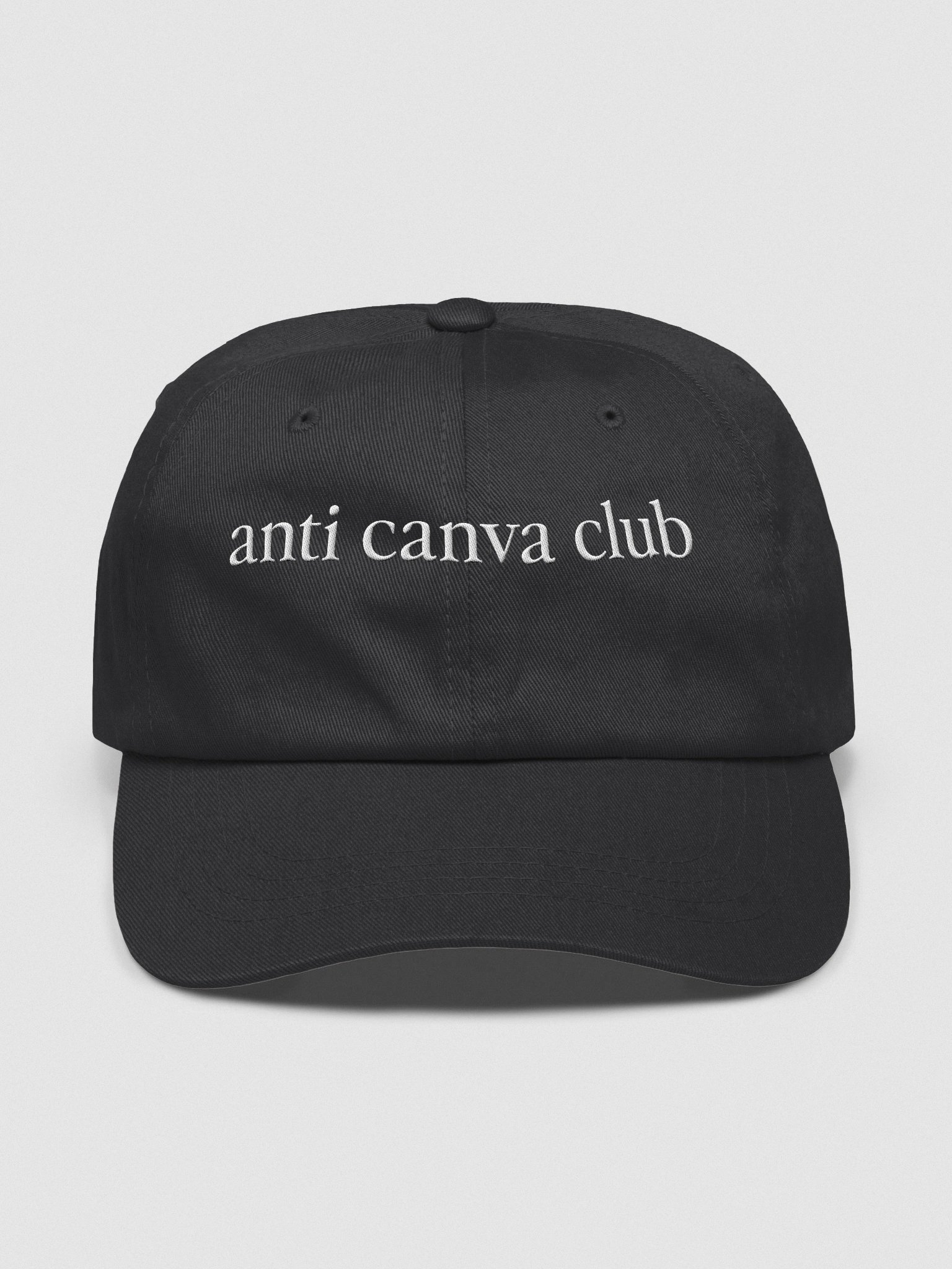 anti canva club Hat product image (1)