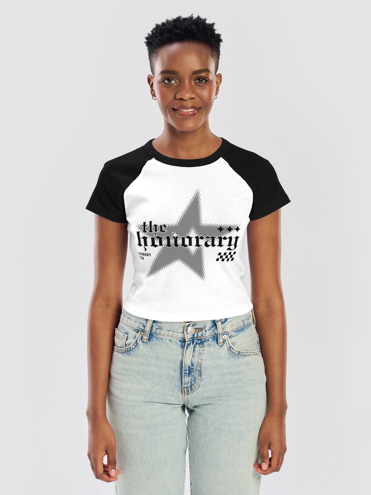 The Honourary Y2K Star Baby Tee product image (3)