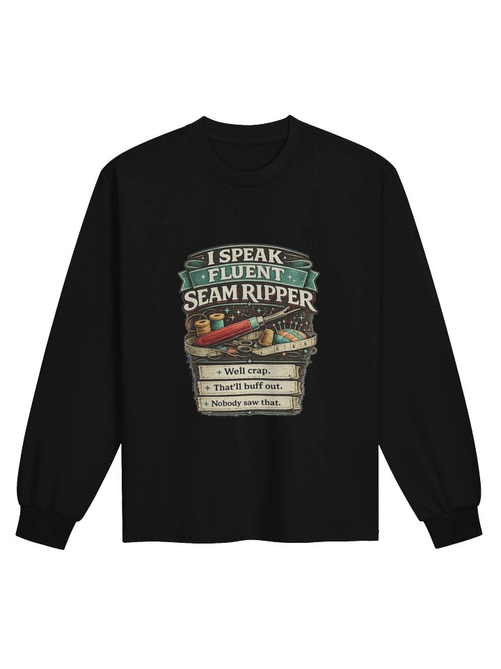 I Speak Fluent Seam Ripper — Vintage Sewing Shirt product image (1)