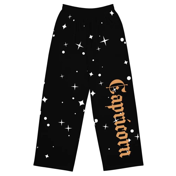 Starry Capricorn All-Over Wide-Leg Pants product image (1)