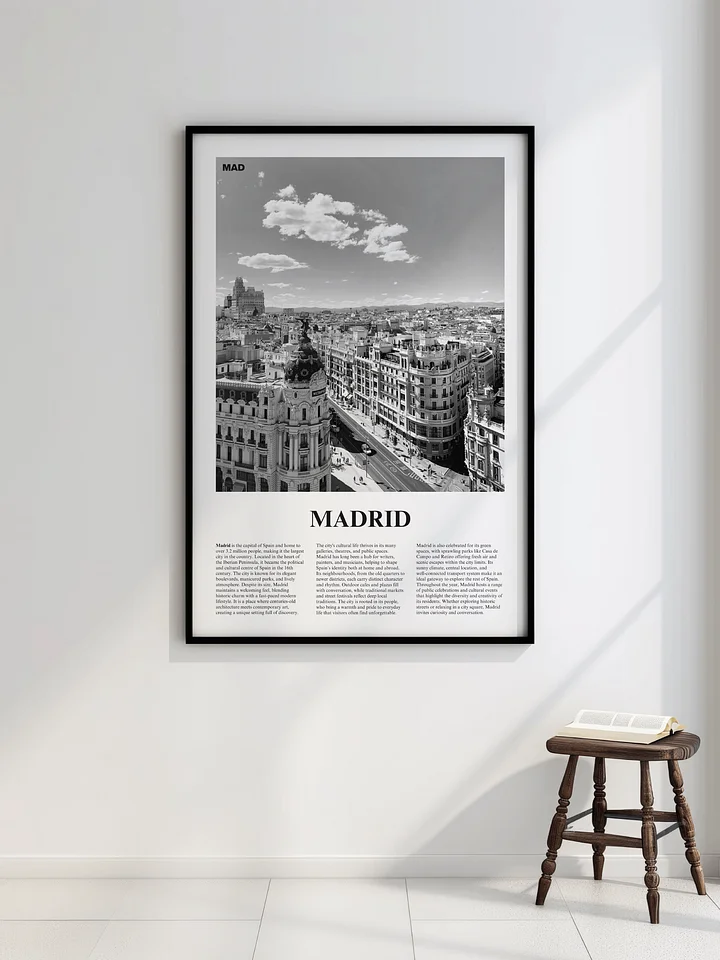 Madrid 01 Newspaper Poster product image (8)