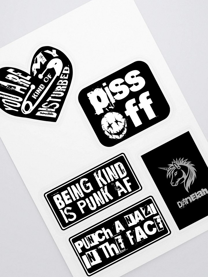 Punk "Patches" Set 2 Sticker Sheet product image (1)