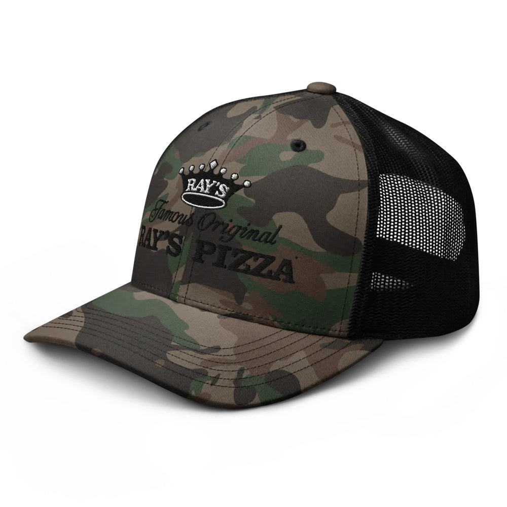 Ray's Pizza Camo Trucker Hat product image (4)