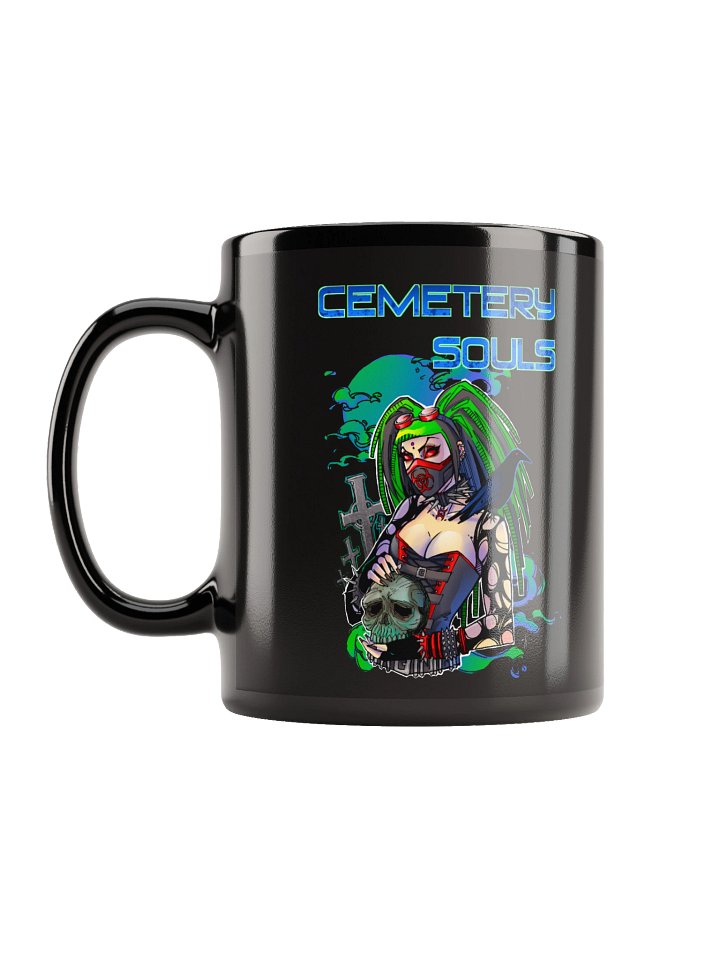 Cemetery Souls - CyberGoth Coffee Mug - Color on black product image (1)