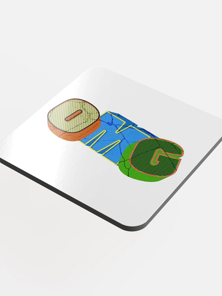OMG Cracked Elegance Cork Coaster Set product image (1)
