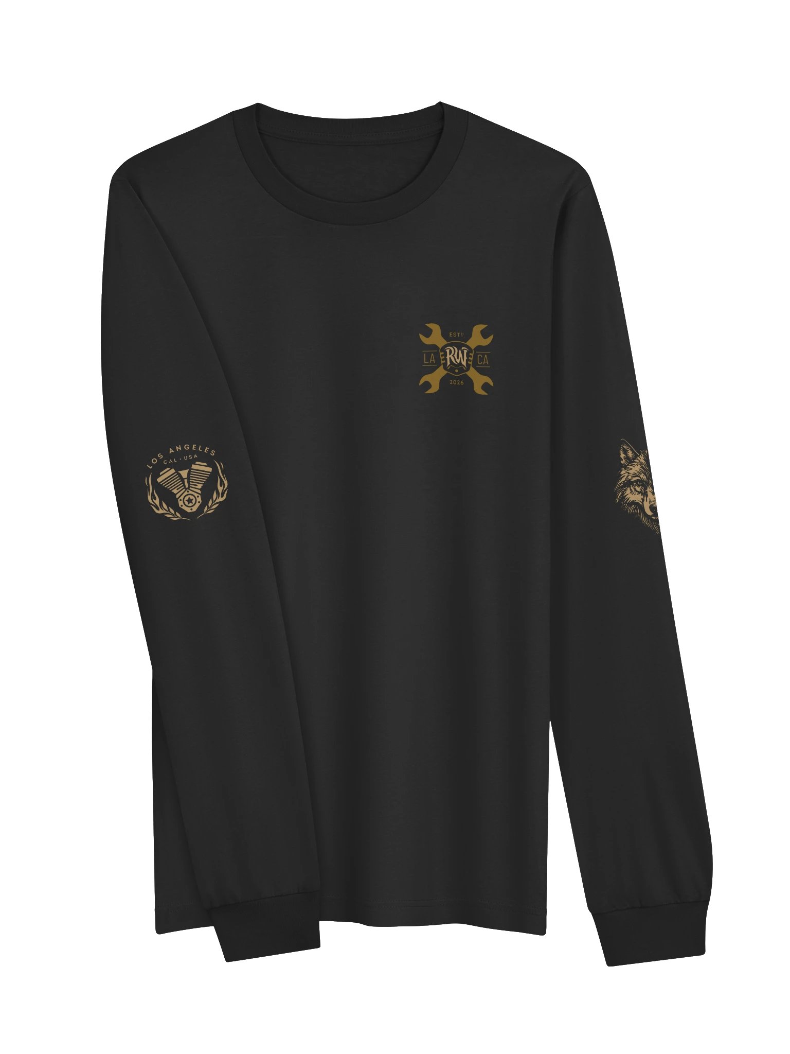 RideWolf Sugar Skull Long Sleeve product image (3)