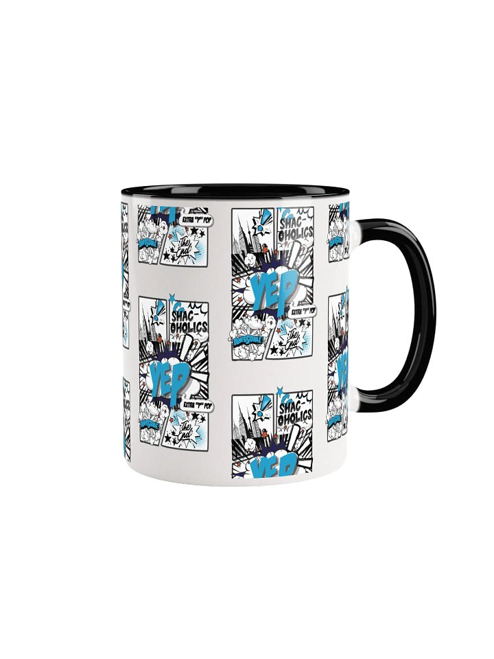 Shac-oholics Comic Blast Mug - Blue 