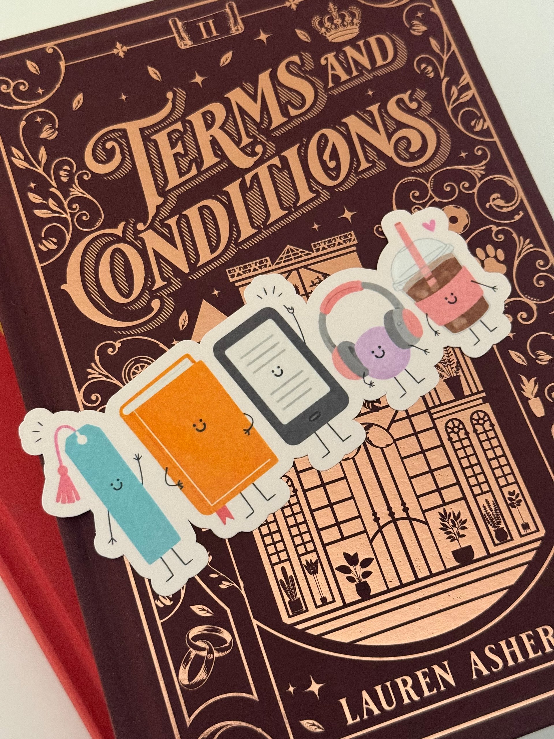 Bookish Buddies Bookmark -- Coffee Version product image (1)