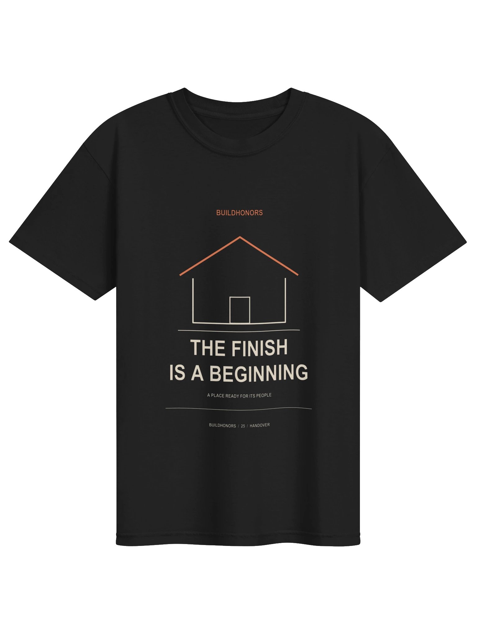 The Finish Is A Beginning — Heavyweight Tee product image (1)