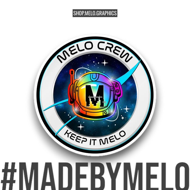 #MeloCrew Member Badge - Magnet | #MadeByMELO product image (1)