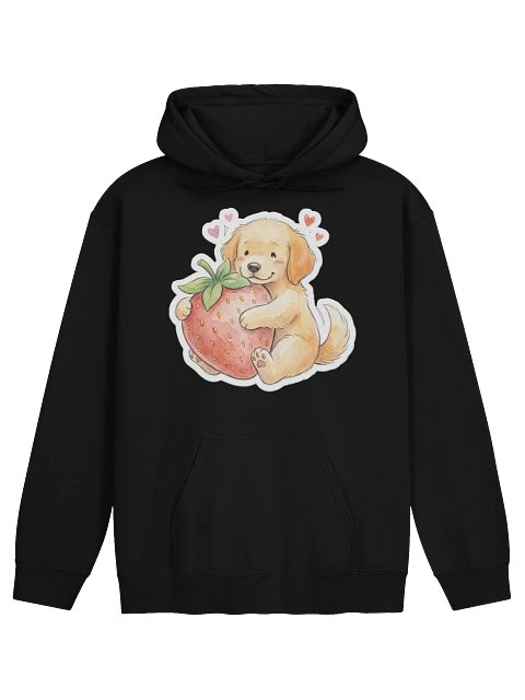 Strawberry Hug Golden Hoodie