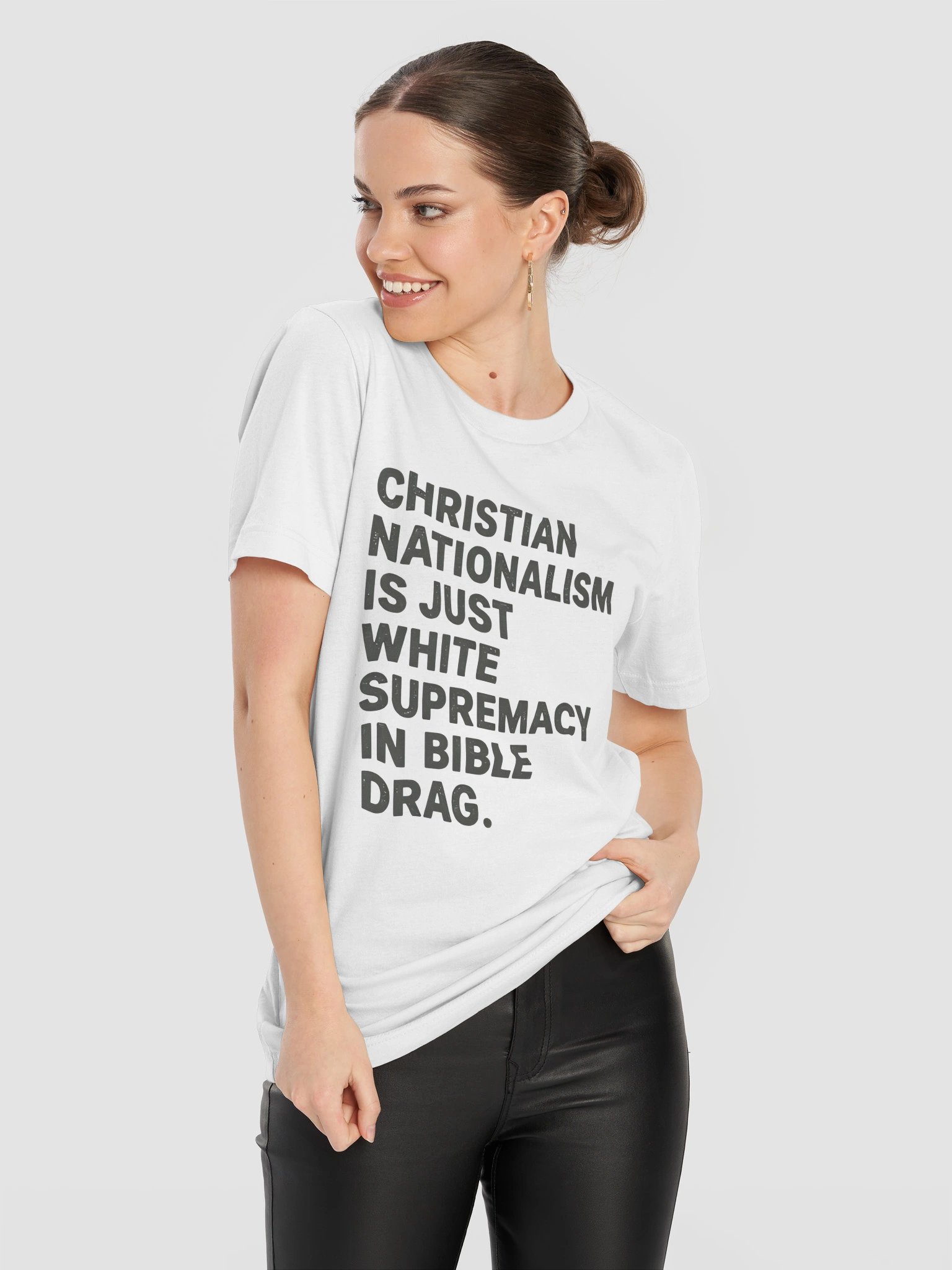 Christian Nationalism Is Just White Supremacy — Bible Drag product image (30)