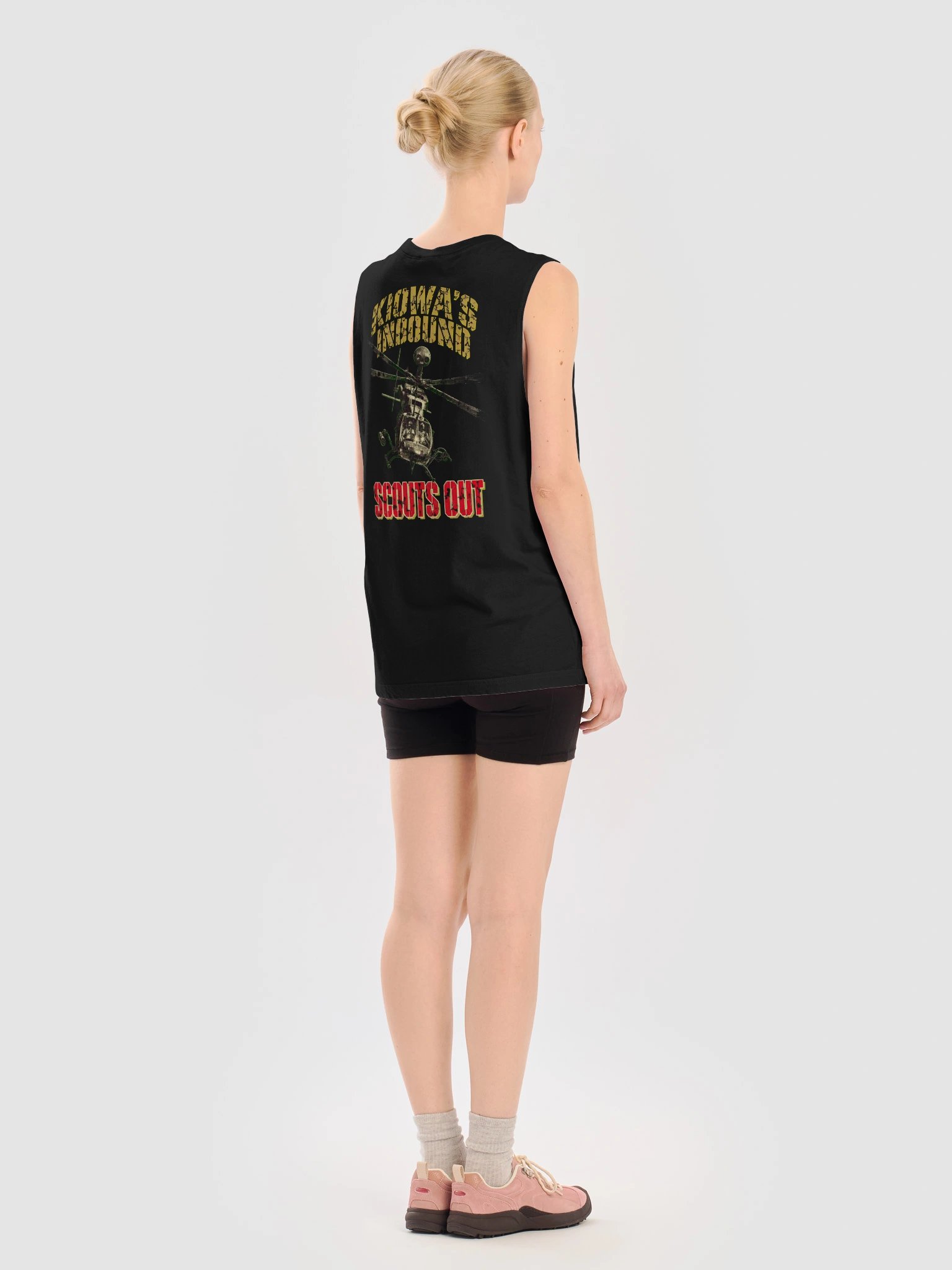 Scouts Out OH-58D Kiowa Warrior Armed Scout Air Cav Muscle Tank product image (6)