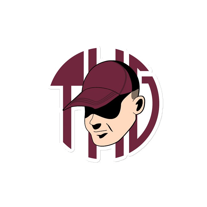 Maroon THG Logo Magnet product image (2)