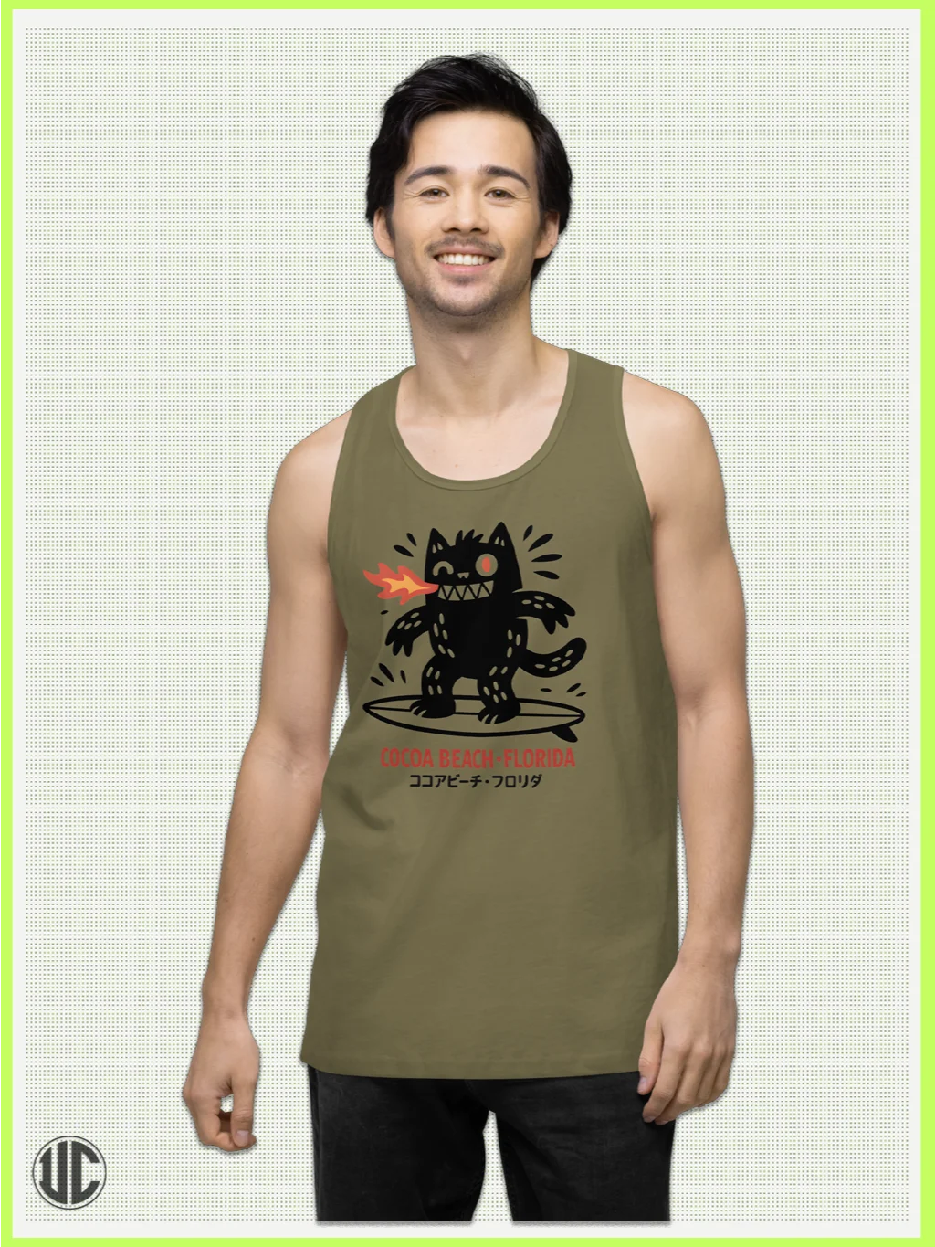 Cocoa Beach Surfer – Men’s Tank Top product image (4)