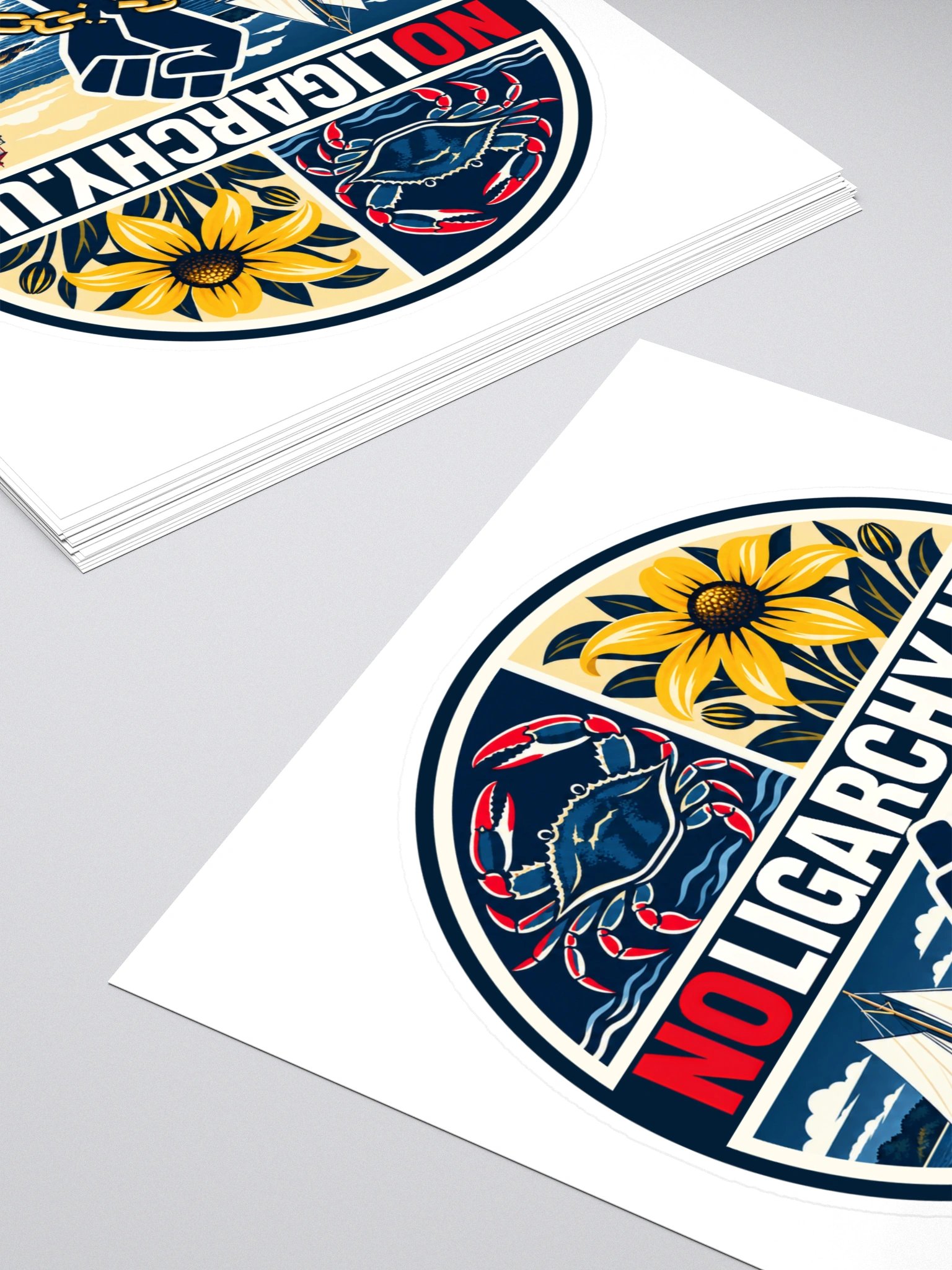 Maryland NOLIGARCHY.US sticker product image (4)